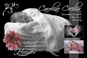 Caroline Cecelia's Announcement