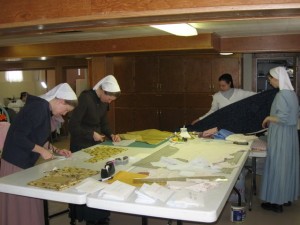 The cutting table The cutting table